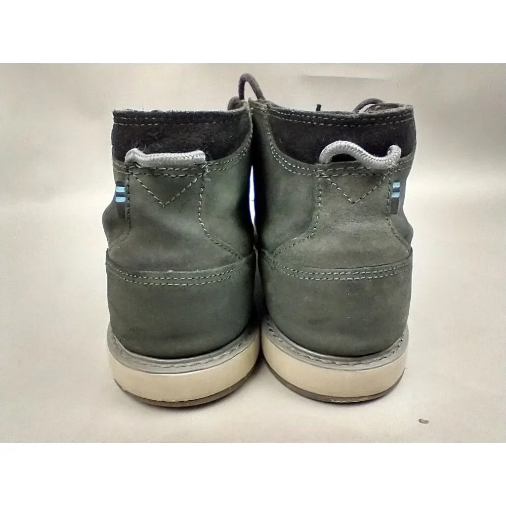 TOMS Men's Navi Moc Chukka Mens 13 Leather/Suede Lace Up Brown‎ Boots